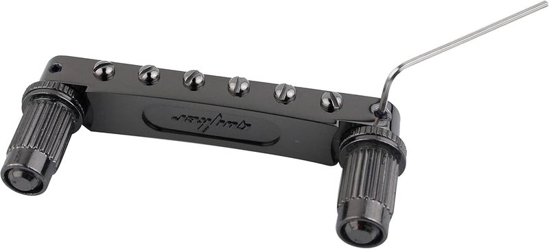 guyker Guitar Saddle Bridge - Tune-O-Matic Bridges with Studs Replacement for LP EPI 6 String Electric Guitar (GM003, Brown) - Image 3